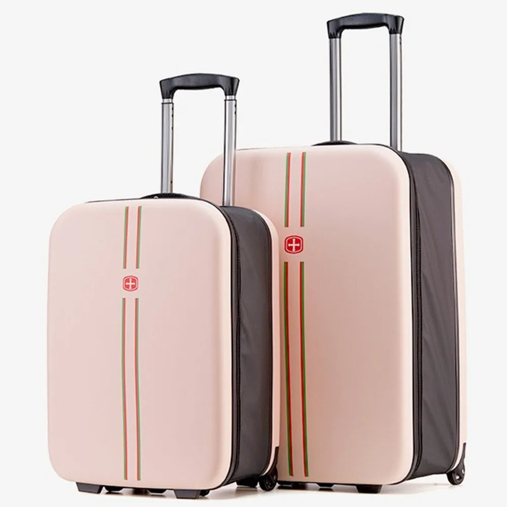 24 Inch Stackable PC Expandable Trolley Suitcase Outdoor Luggage Carry on Handbag