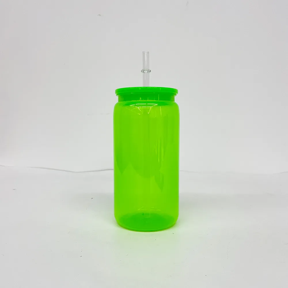 Acrylic 16oz Neon Color Beer Glass with PP Lid Unbreakable Beer Mug for  Bulk Wholesale from Dhgate Mugs - price 87.3