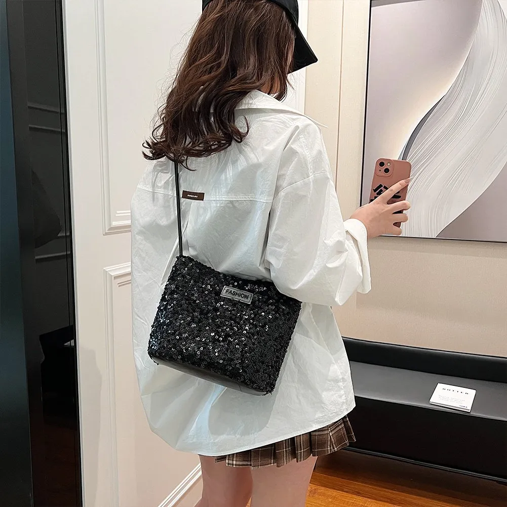 Sparkling Sequin Evening Patricia Nash Tote For Women Large Capacity Glitter Satchel For Outdoor Daily Use Solid Color From Sleekshoulder 24.41 DHgate.Com