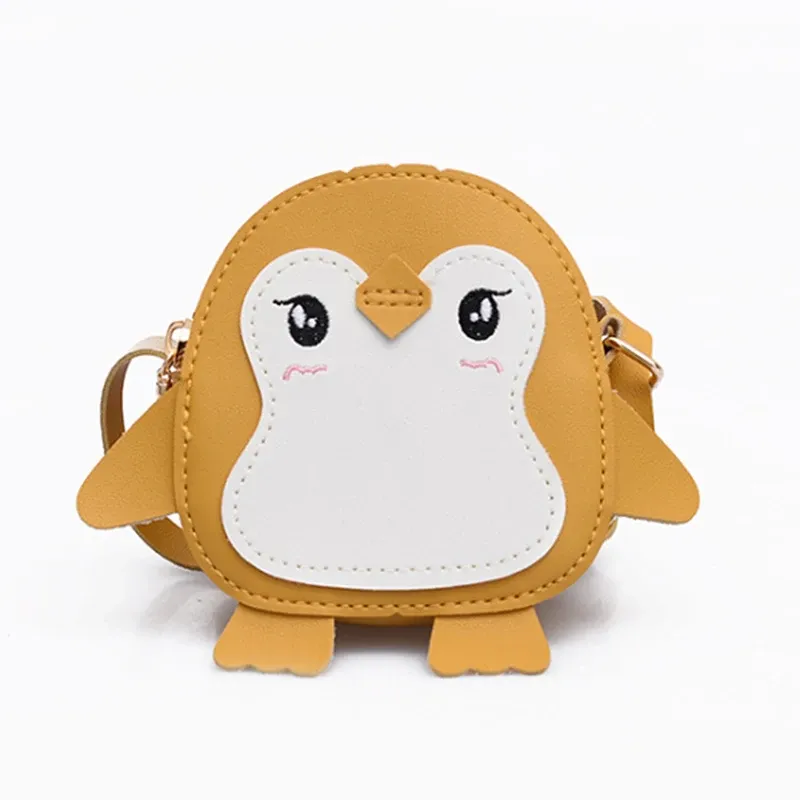 DHgate Penguin Shaped Mini PU Leather Crossbody Bag for Kids Bags Luggage Accessories