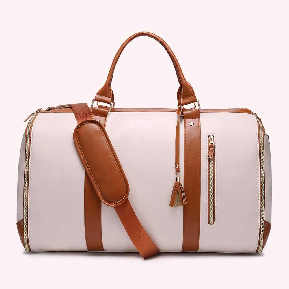 Foldable Travel Duffle Bag for Clothes and Shoes Extra Large Heavy Duty Canvas Suit Storage Bag for Men and Women 2024 Collection