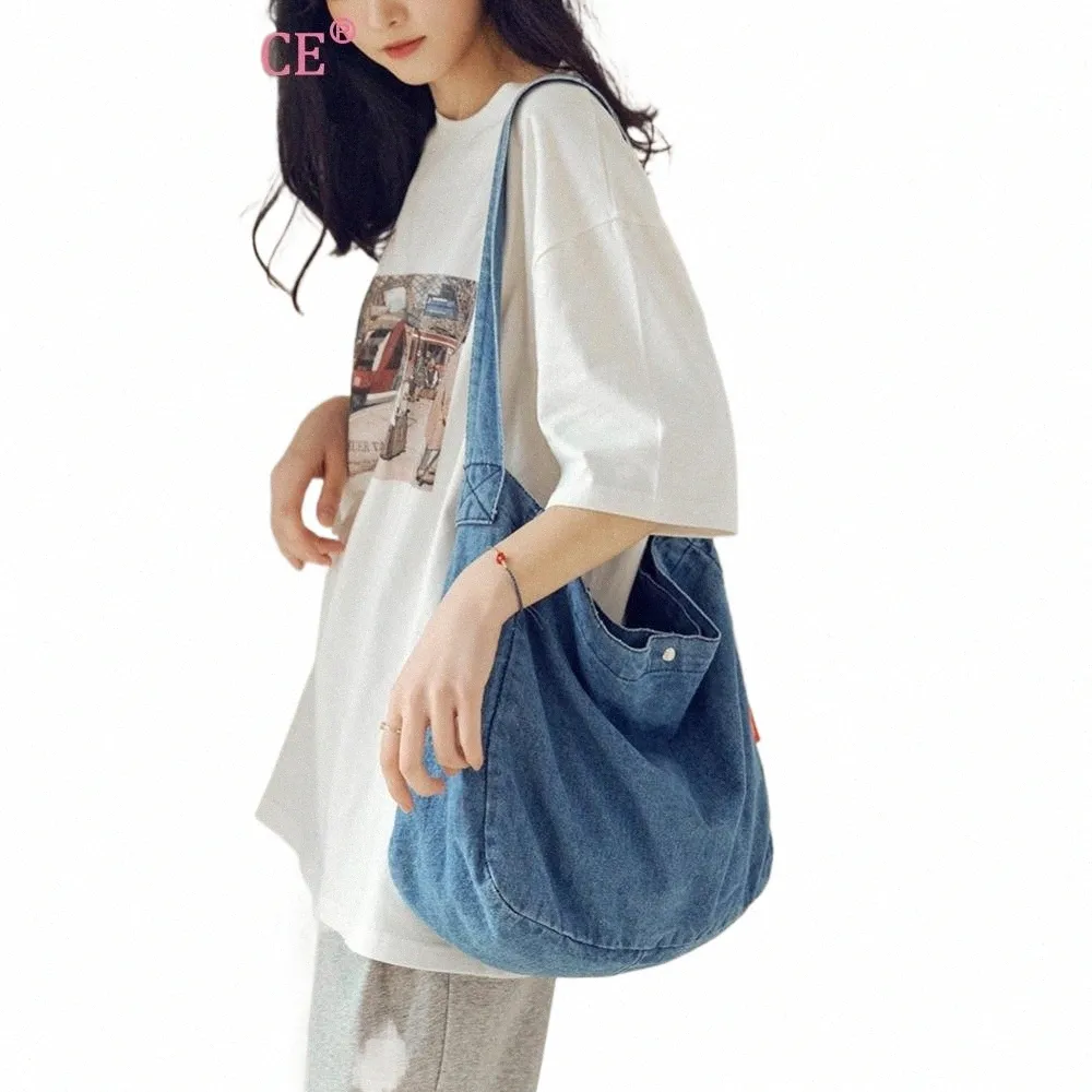 2024Distressed Denim Crossbody Bag, Vintage Western Cowboy Satchel Handbag  for Women, Street Style Shoulder Bag