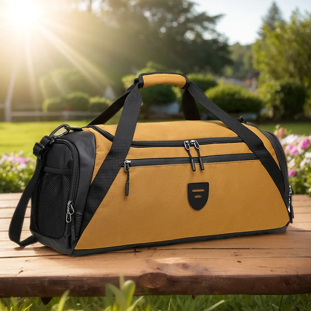 Large duffle bag with shoe compartment sale