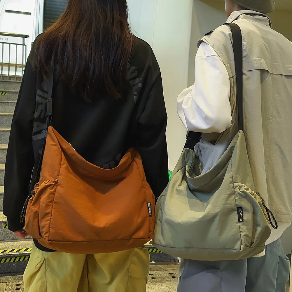 DHgate.com:Nyl Nylon Crossbody Bag, Casual Soft Leather