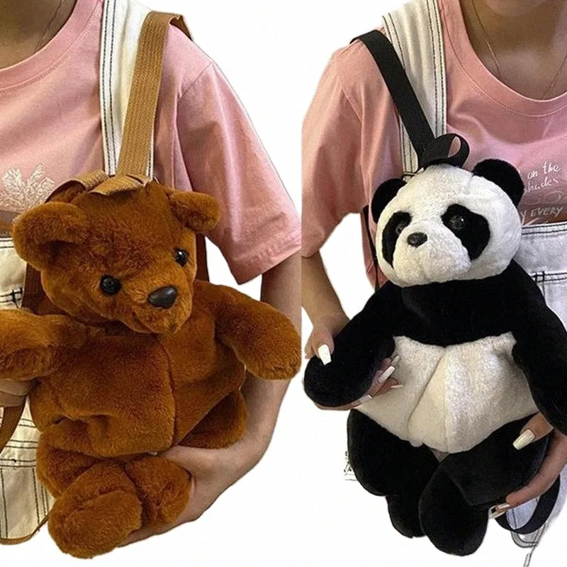 Panda plush backpack hotsell