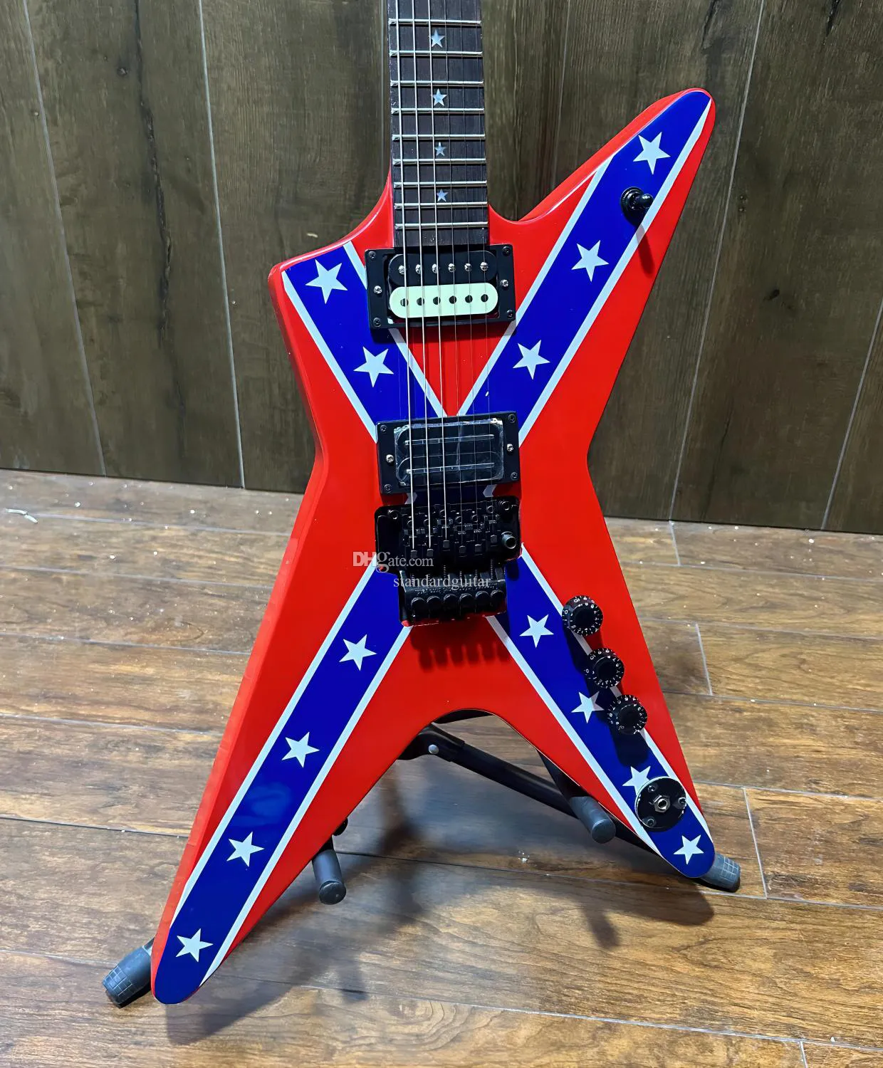 DHgate.com:Dimebag Darrell Flying V Electric Guitar: Black DHgate.com:Dimebag Darrell Flying V Electric Guitar: Black