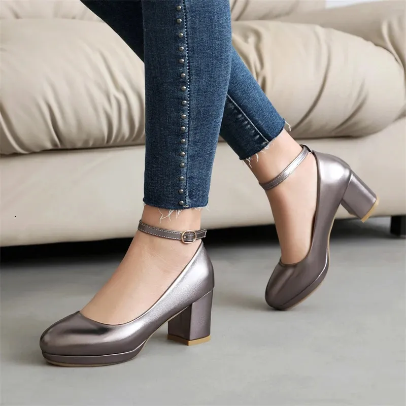 Wholesale Elegant Red Gold Silver Heels For Women Large Size 45 Party Office Wedding Pumps At Only 31.33 DHgate.Com