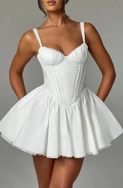 chinese dress ladies Ladies Elegant Button Square Neck Cami Dress – J•Ocea main image 1
