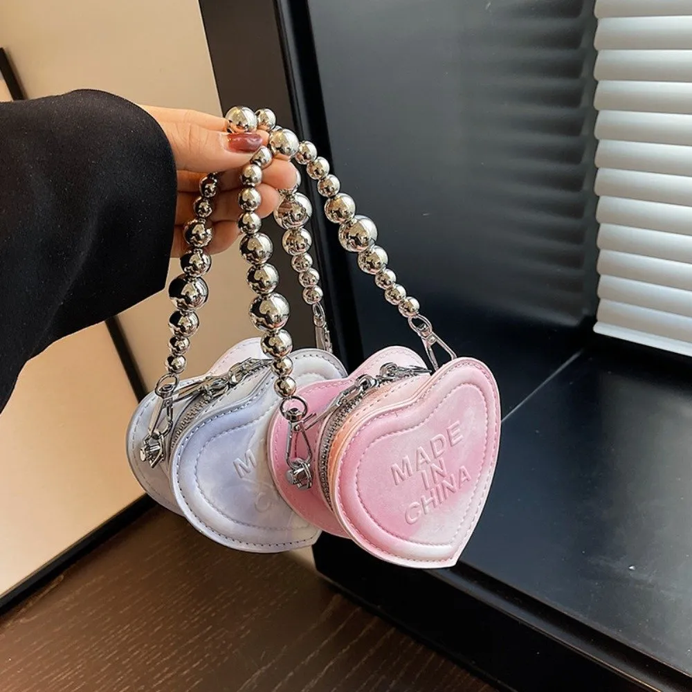 DHgate.com:Chic Heart Crossbody Bag - Mini PU Leather