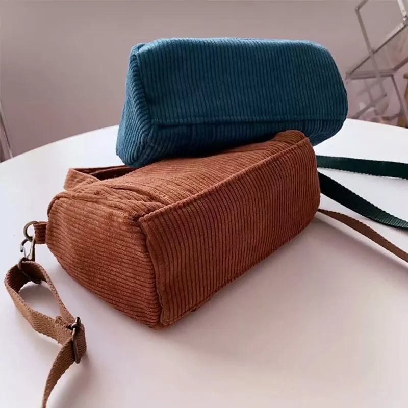 DHgate.com:Corduroy Crossbody Bag for Women with Zippered