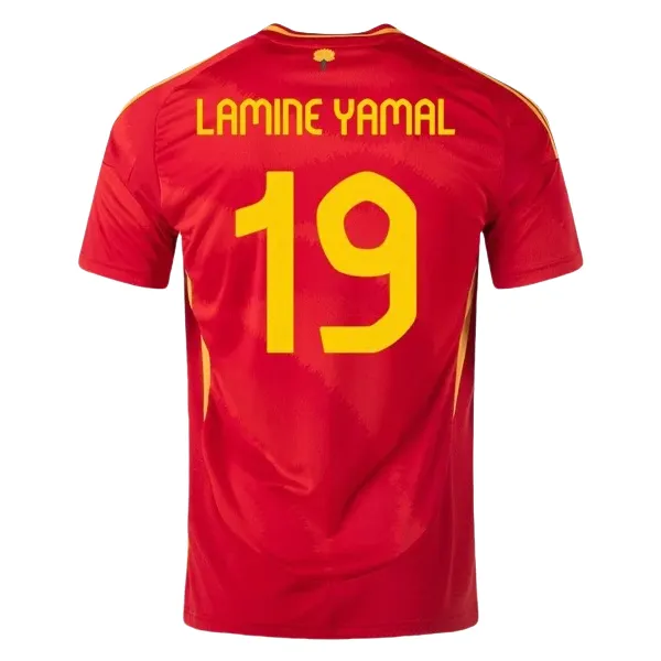 Youth Spain Soccer Kit – Lamine Yamal #19 Jersey, Shorts & Socks Set, Breathable Polyester, Heat-Printed