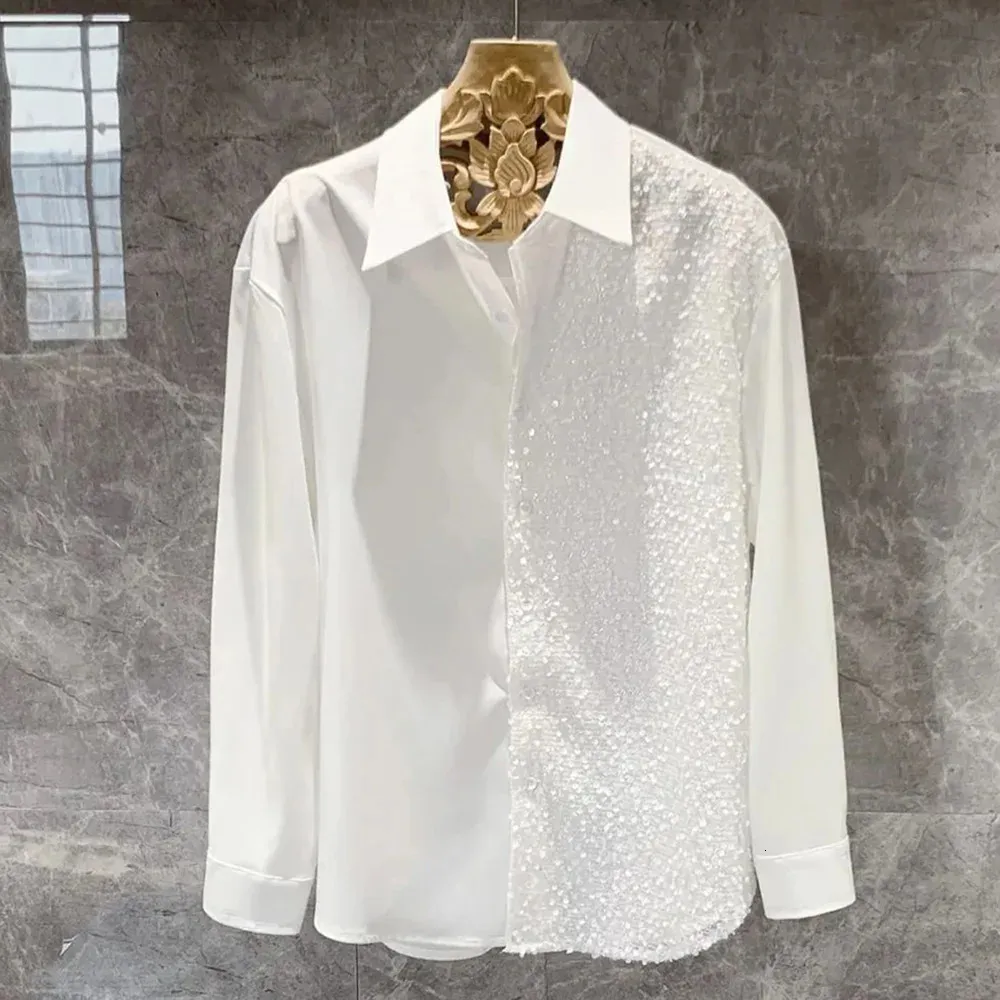 New Sequin Stitching Solid Color Sweatshirt New Sequin Stitching Solid Color Sweatshirt