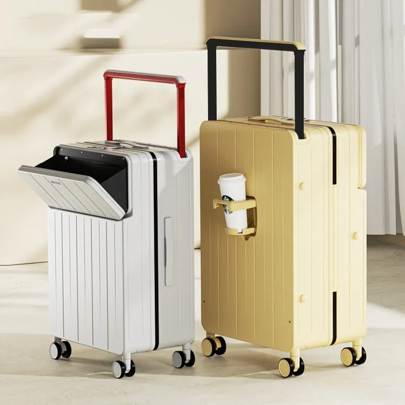 DHgate Premium Large Capacity Trolley Suitcase with Wheels College Student Luggage Original Brand Business Rolling Travel Bag Bags Luggage Accessories