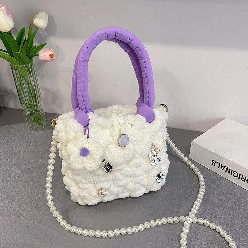 DHgate.com:DIY Pearl Beaded Cloud Bag Kit - Small Purses and
