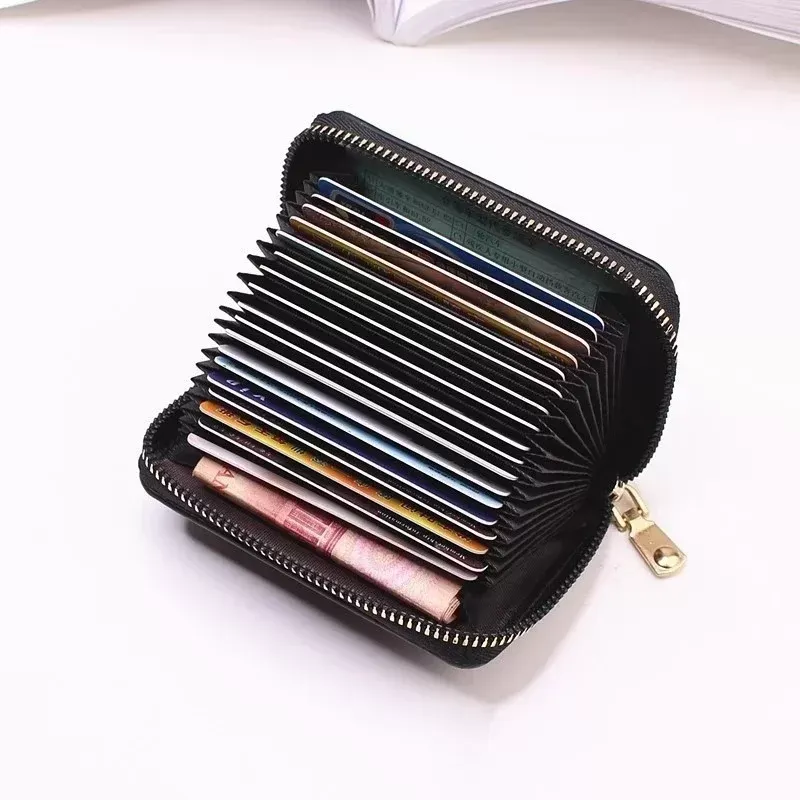 ISuperb Genuine Leather Wallet For Women - Large Zipper Clutch With Card Slots