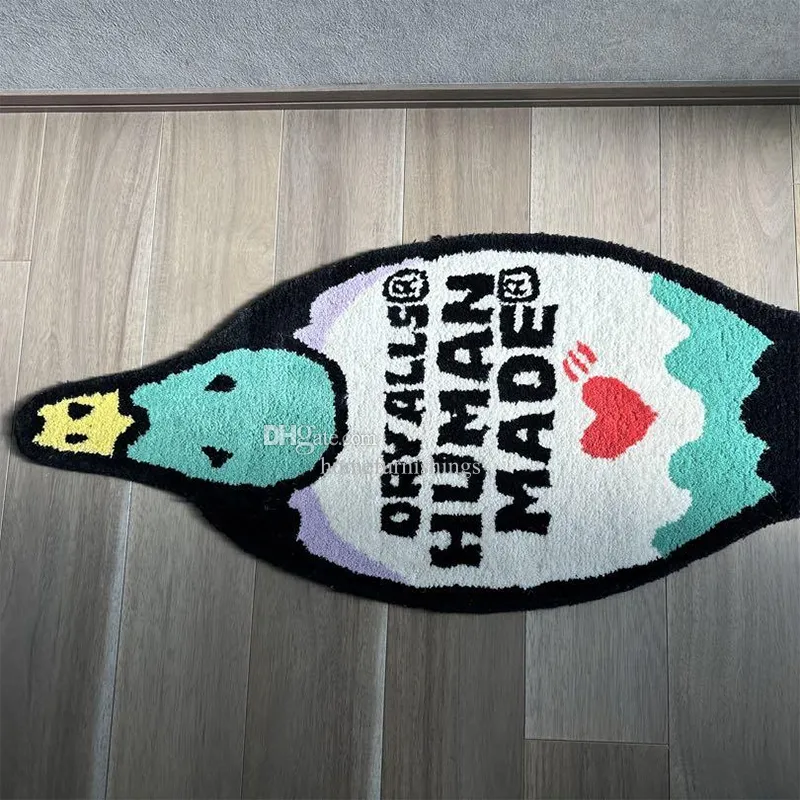 ラグ HUMAN MADE DUCK RUG 20ss small Handmade Classic Duck Art Hard Wearing Carpet For From