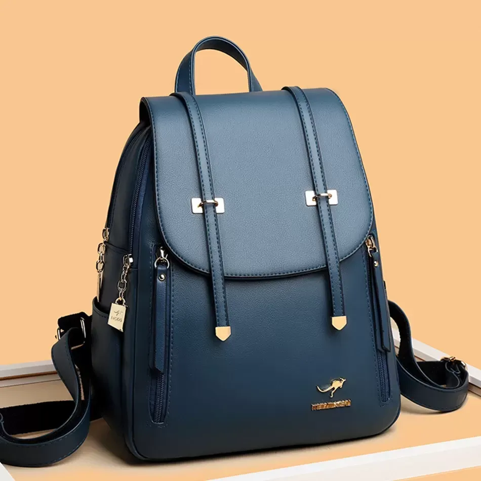 DHgate.com:Premium Leather Backpack for Women - Large