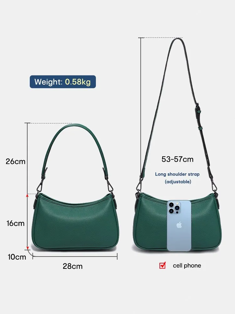 DHgate.com:Elegant Leather Shoulder Bag: Premium Small