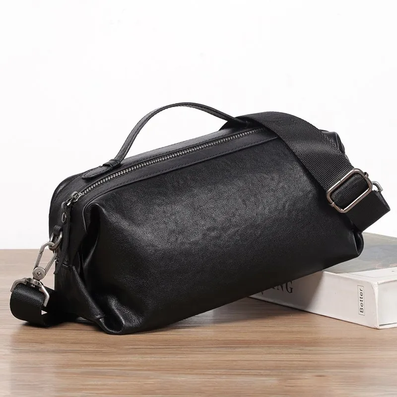 DHgate.com:Premium Leather Messenger Bag for Men