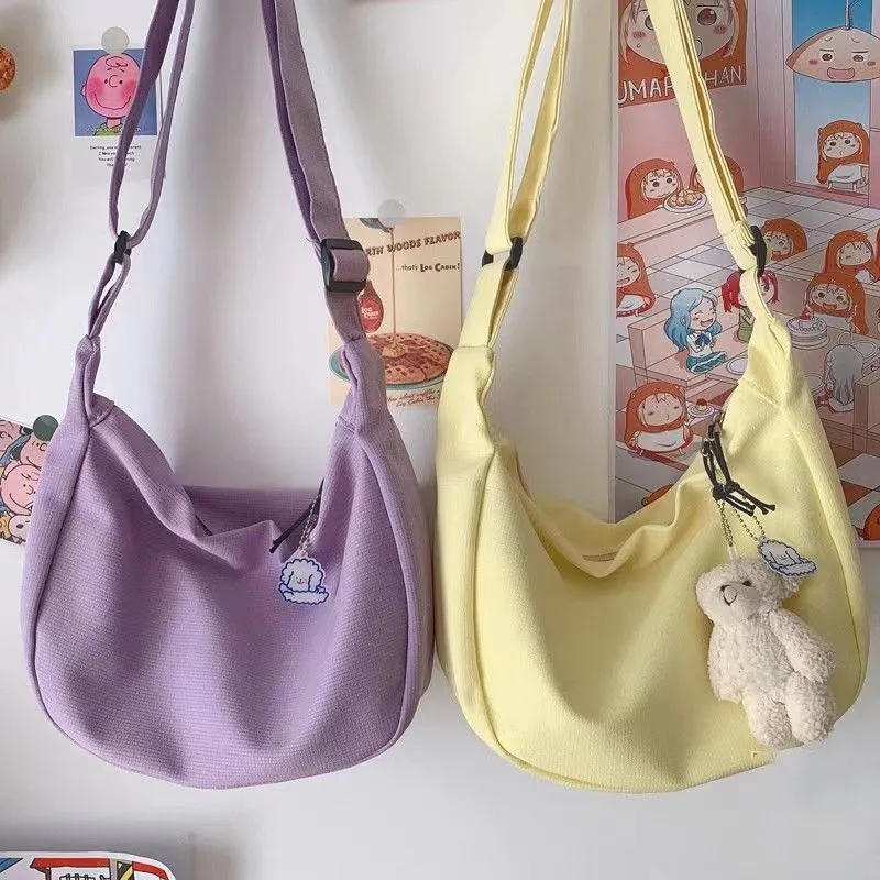 バッグ velour shoulder bag with long stole Half moon IT BAGS wholesale Genuine Leather bags Made in Italy