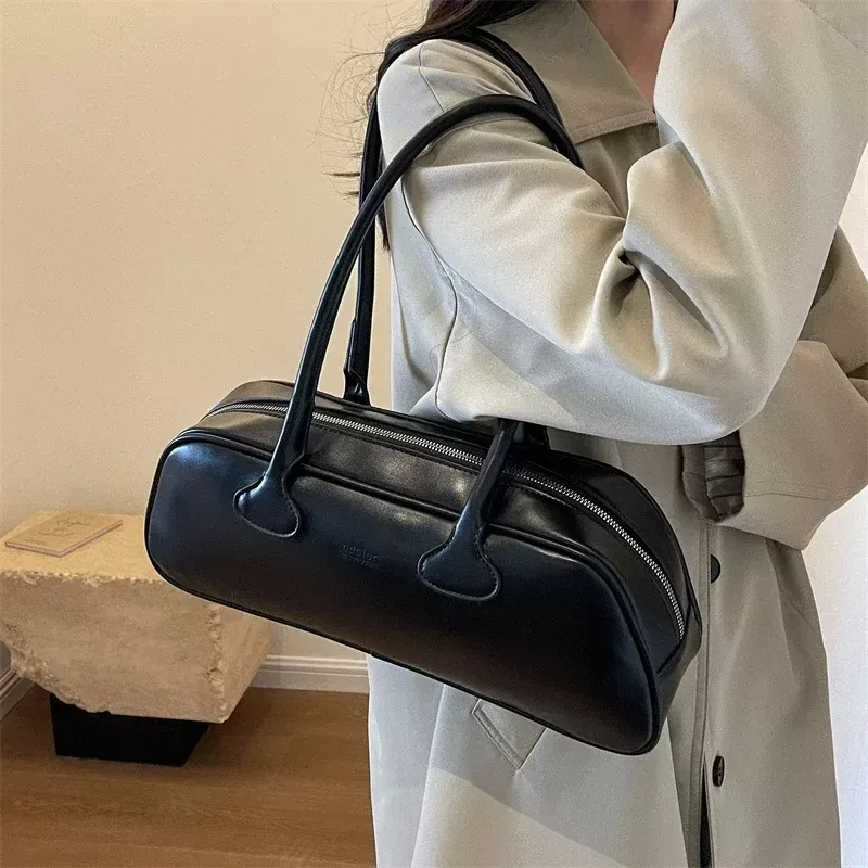 DHgate.com:Vintage Style Womens Shoulder Bag - Solid Color