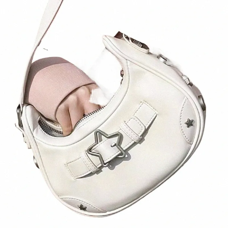2024Korean PU Leather Underarm Tote: Stylish, Vintage