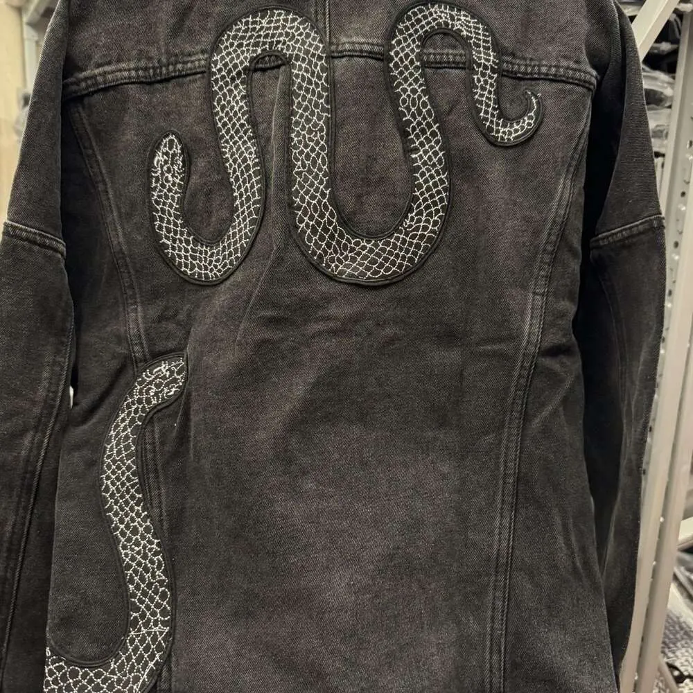 Snake Denim Jacket Sサイズ DHgate.com:Designer Black Denim Snake Jacket and Pants Set
