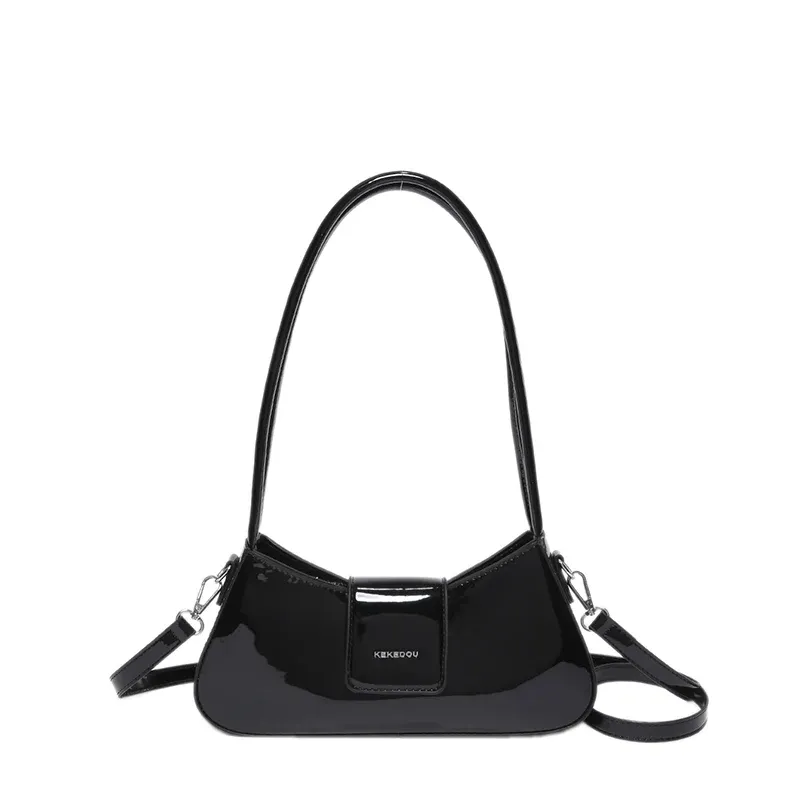 【AAKE】GLOSSY SHOULDER BAG DHgate.com:Womens Glossy Shoulder Bag: Two Straps, Solid