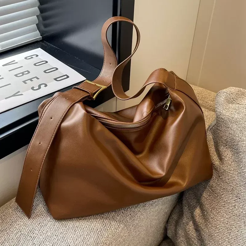 2024Premium PU Leather Shoulder Bag for Women, Casual
