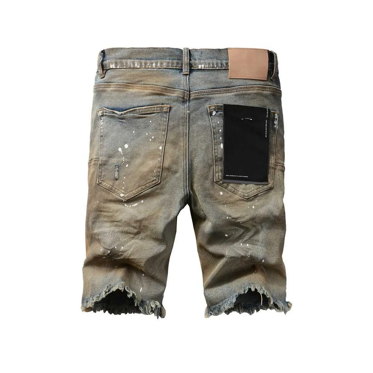 Distressed Ripped Denim Shorts Trendy High Street Style Comfortable Durable Unisex for Summer Casual Wear Unique Frayed_voghion.com