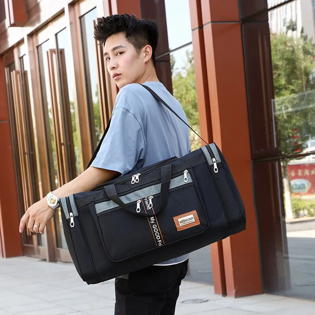 DHgate Waterproof Oxford Travel Duffel Bag with Large Capacity for Men and Women Perfect for Outdoor Sports and Weekend Getaways Bags Luggage Accessories