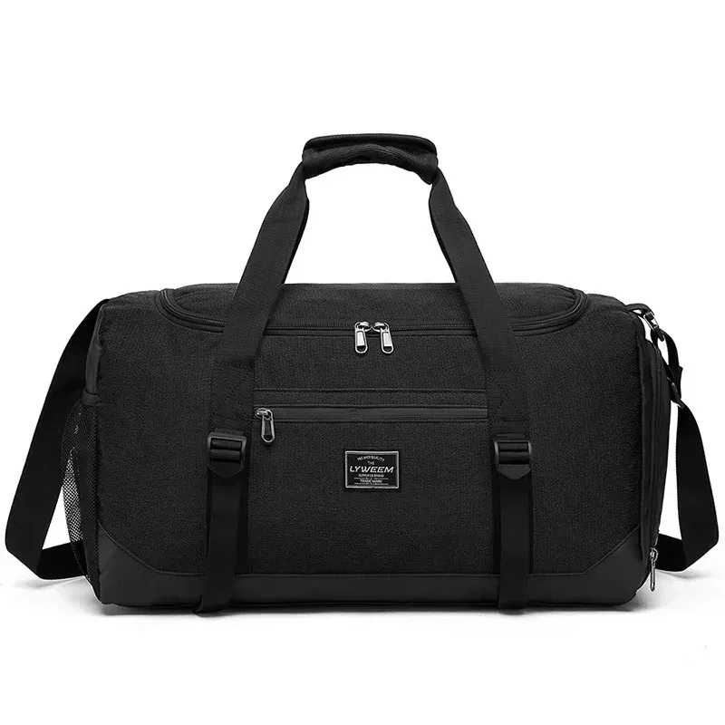 Mens Weekend Travel Bag Large Duffle Tote, Weekender Handbag