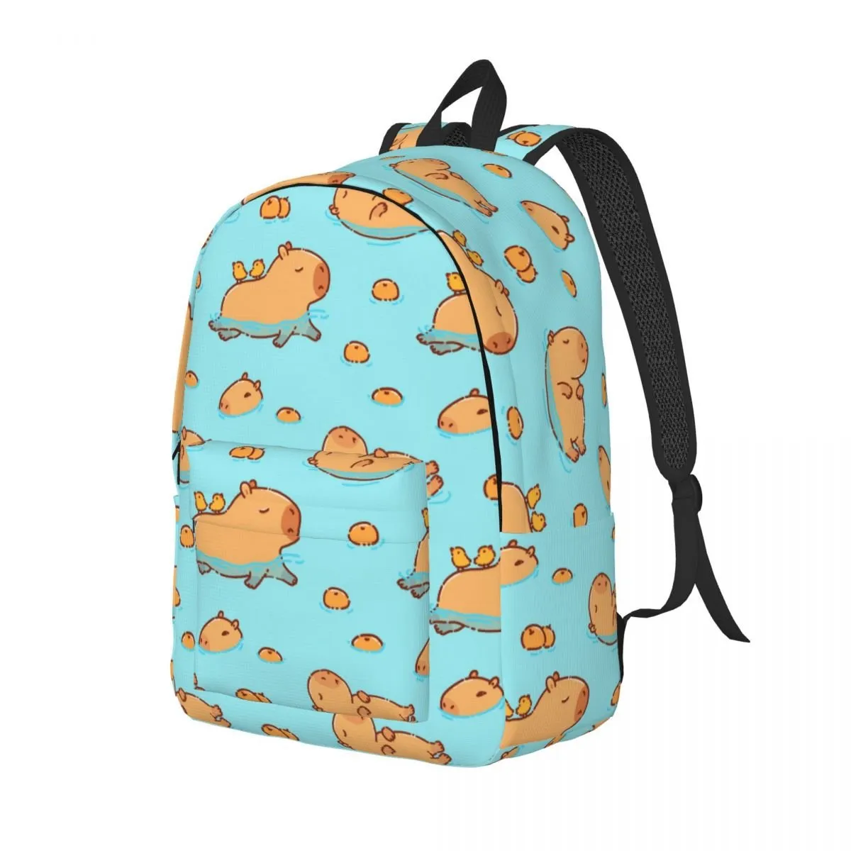 Guinea Pig Pattern Laptop Backpack - Large Capacity School Travel Daypack For Men Women Kids - View #7