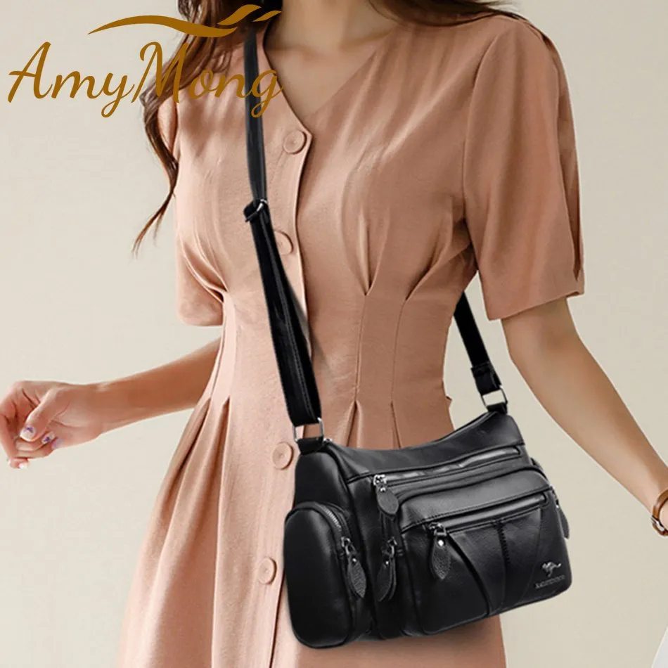 DHgate.com:Womens Premium Multi-pocket Crossbody Bag