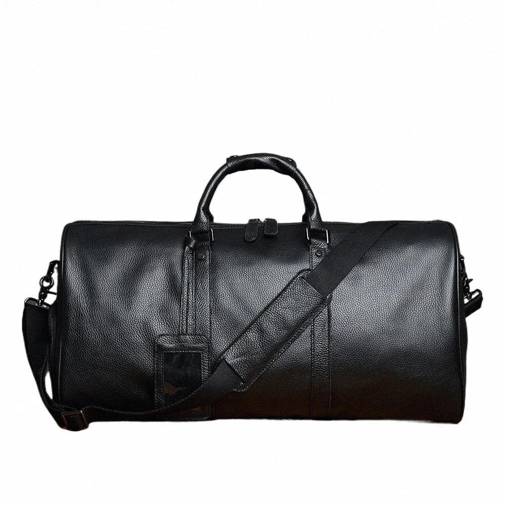 ZRCX Premium Leather Travel Bag: Soft Genuine Cowhide Carry