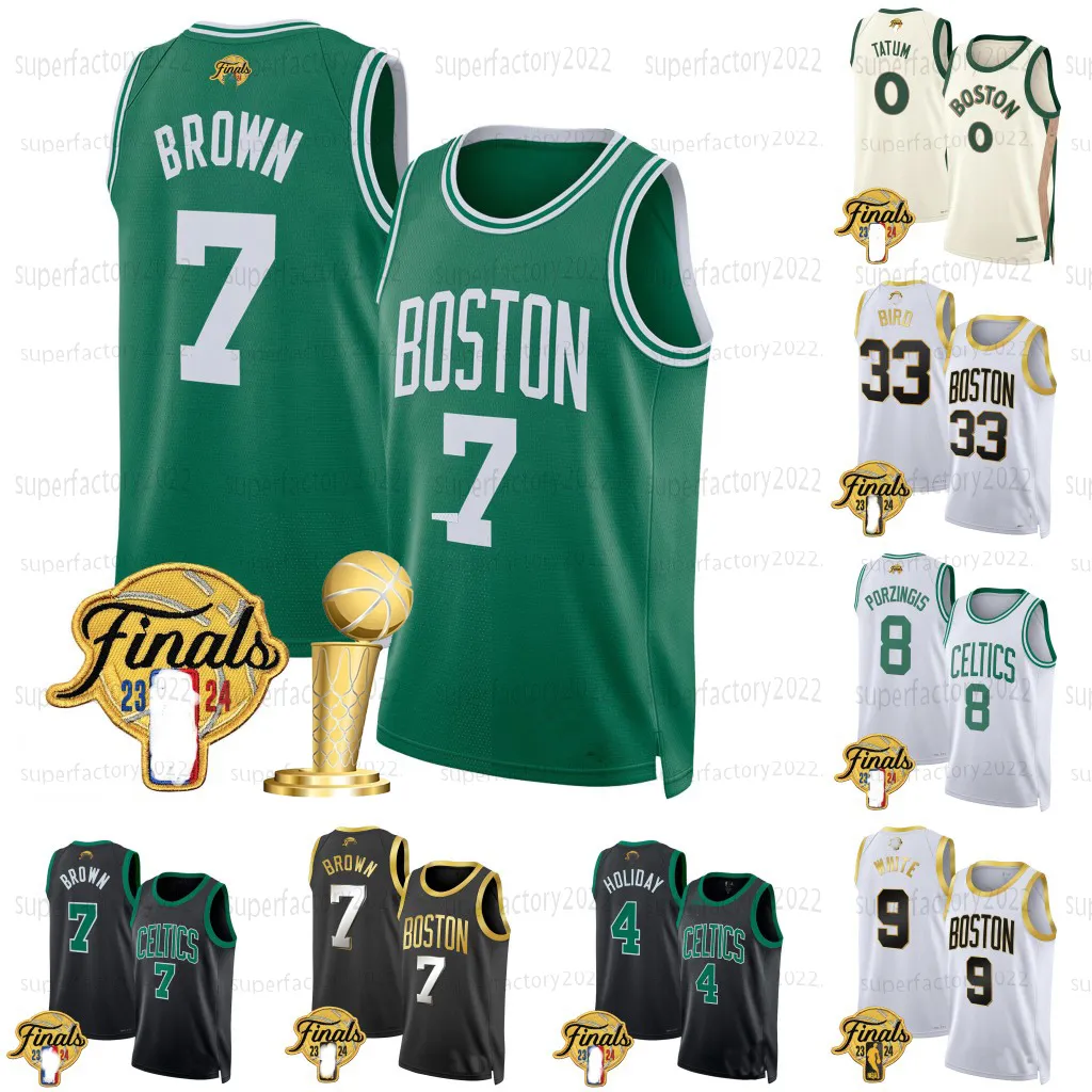Jaylen Brown 0 Jayson Tatum Celtices 2024 Final Champions Patch Basketball Jersey Neemias Queta Jrue Holiday Al Horford Kristaps Porzingis Derrick White Payton From Superjerseyfactory 17.55 DHgate.Com