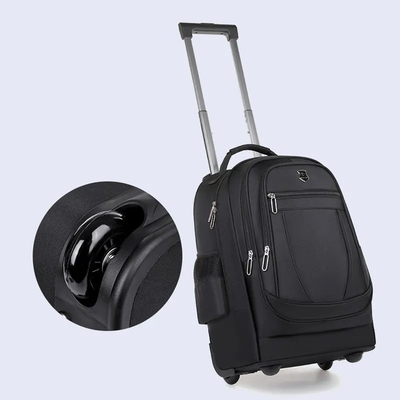 Racini nylon waterproof rolling backpack hotsell
