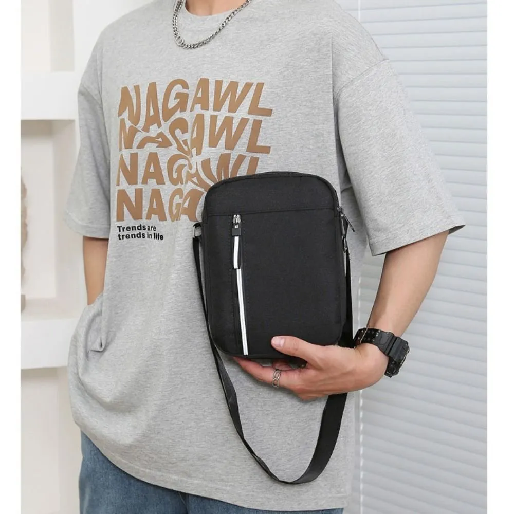 Extra Large Crossbody Bag for Men - Durable Nylon Messenger