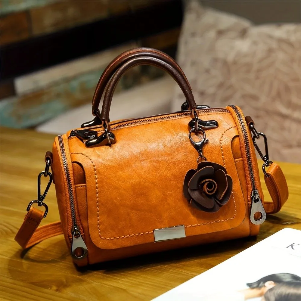 バッグ vintage leather hand bag Amazon.com: Leather Vintage Gypsy bag Vintage tote bag
