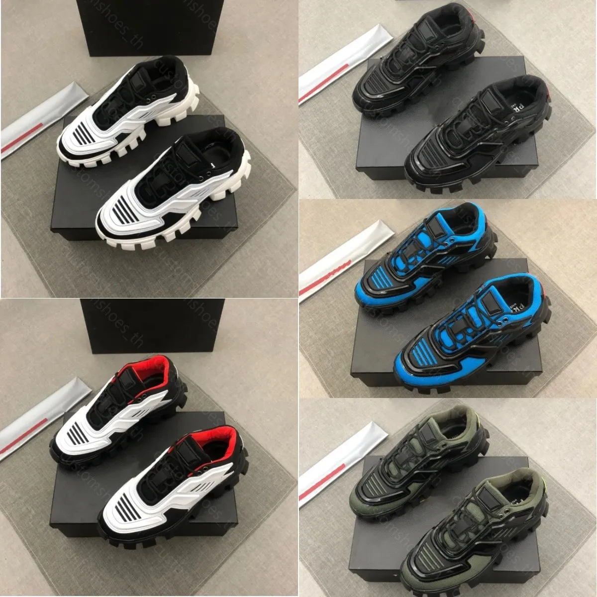 Save Big on Bulk Cloudbust Thunder Sneakers Cloud Running Shoes: Designer  Cloudbust Thunder Sneakers Technical Fabric Leather Lace Up Trainers  - Main Image