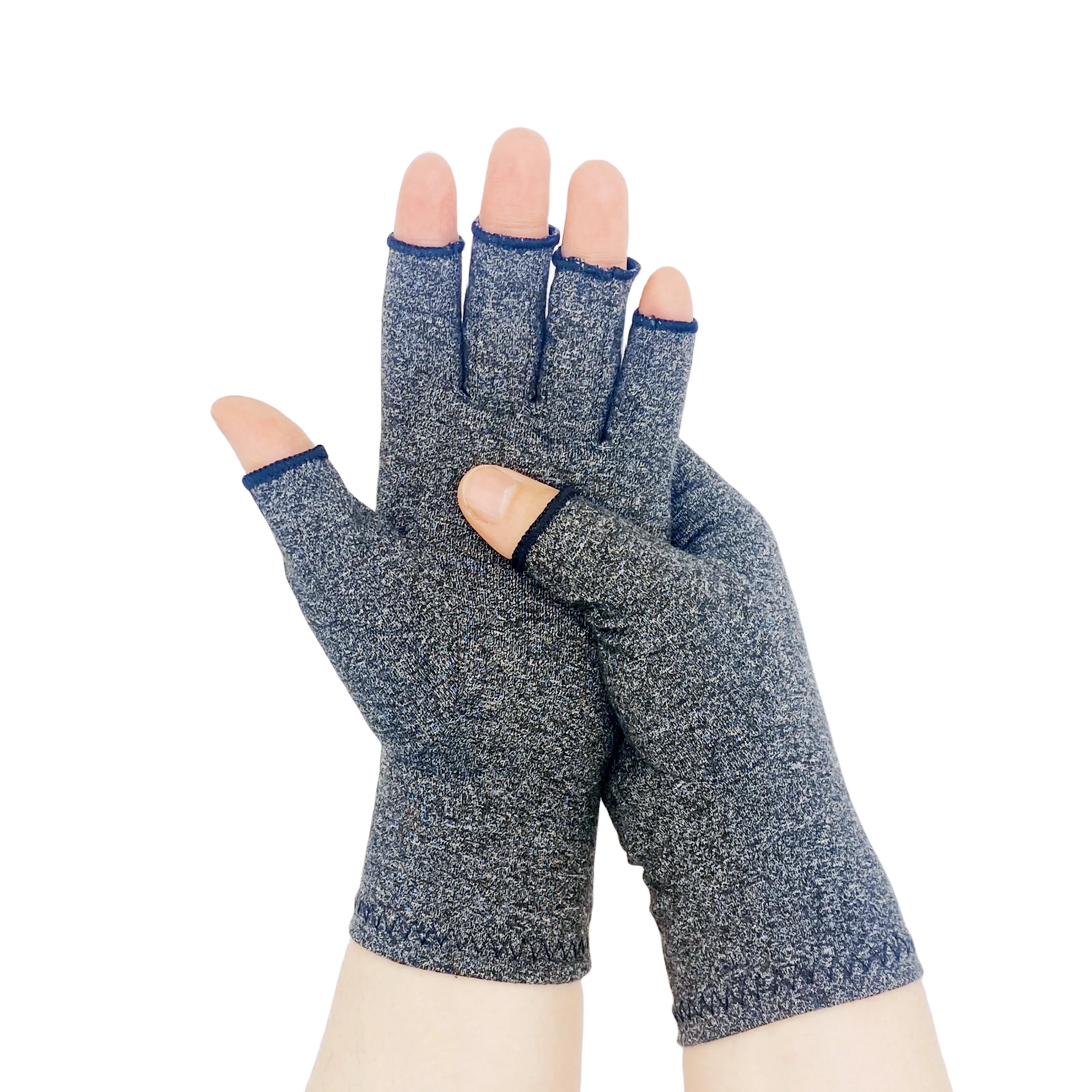 Ma Grey Half Finger UV Protection Gloves Sunscreen Phototherapy Gloves ...