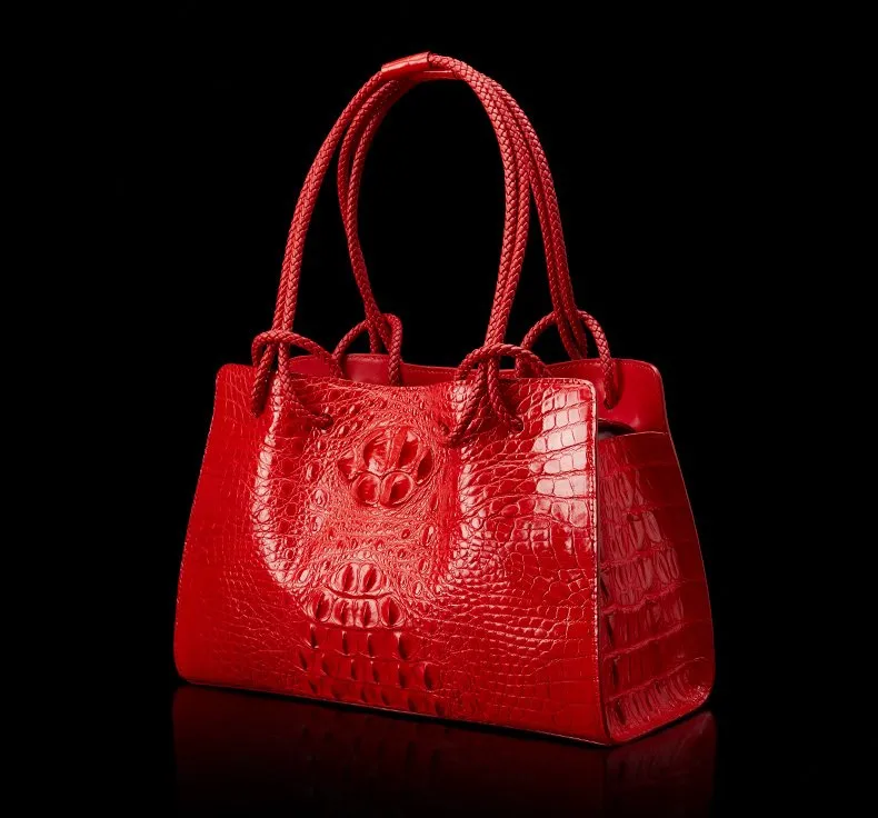 DHgate.com:Luxury Red Crocodile Leather Tote Bag - Genuine DHgate.com:Luxury Red Crocodile Leather Tote Bag - Genuine