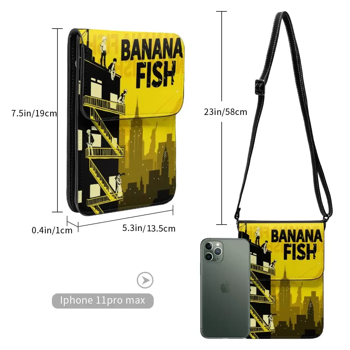 DHgate.com:Eiji Okumura Lynx Banana Fish Shoulder Bag - Stylish 