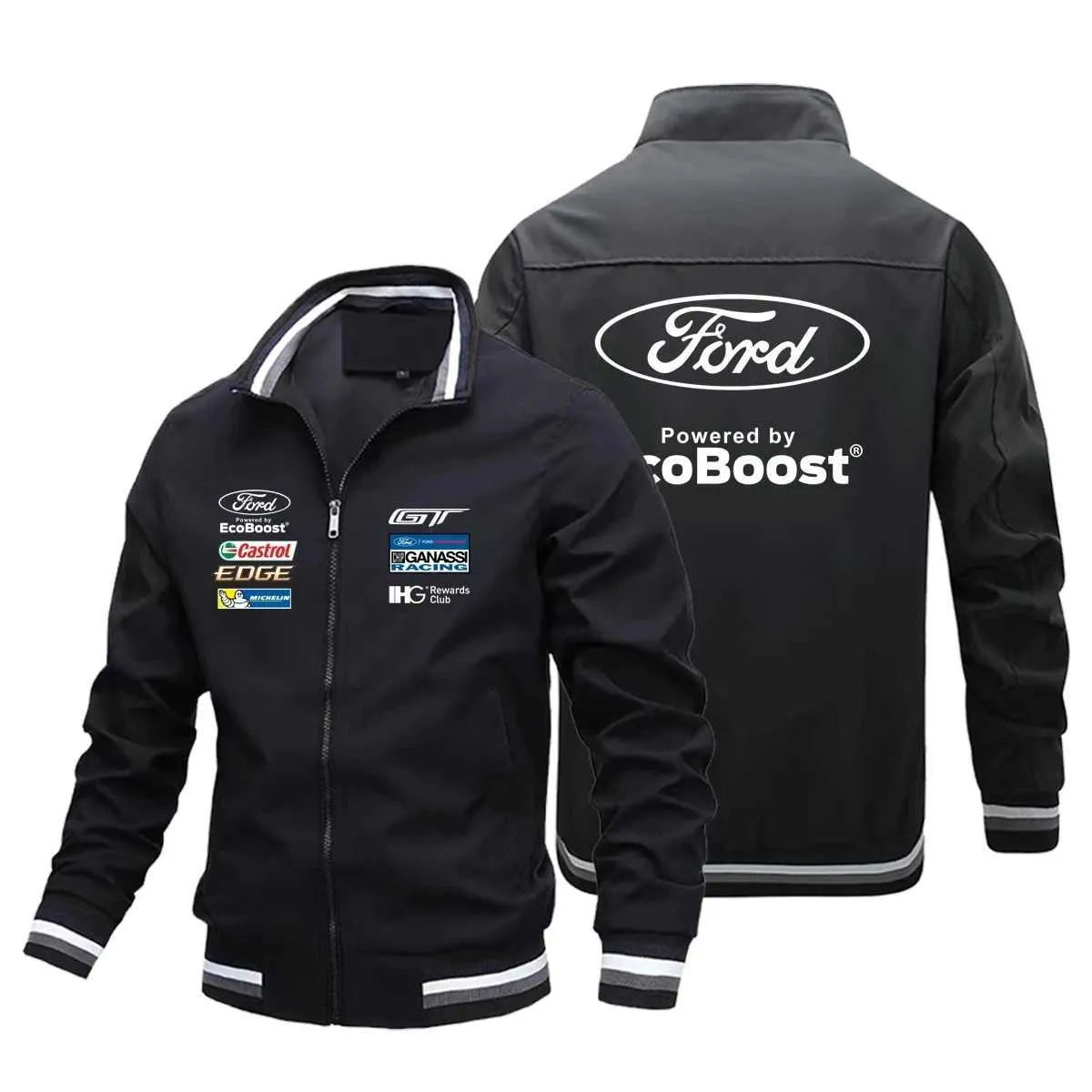Mens F1 Racing Jacket Ford GT Rally Car Commemorative Sunblock