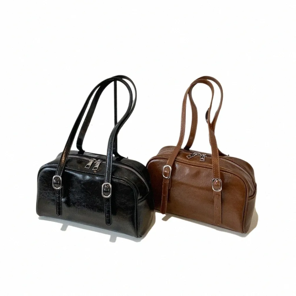バッグ Leather Boston Bag with Soup Acce Miu Miu - Leather boston bag blue - The Corner