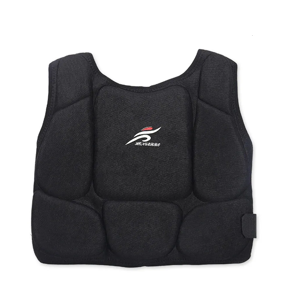 SOO Sports Heavy Duty Belly Protector Pad - For Boxing, MMA, Muay Thai, Kickboxing & Taekwondo Training (Black)
