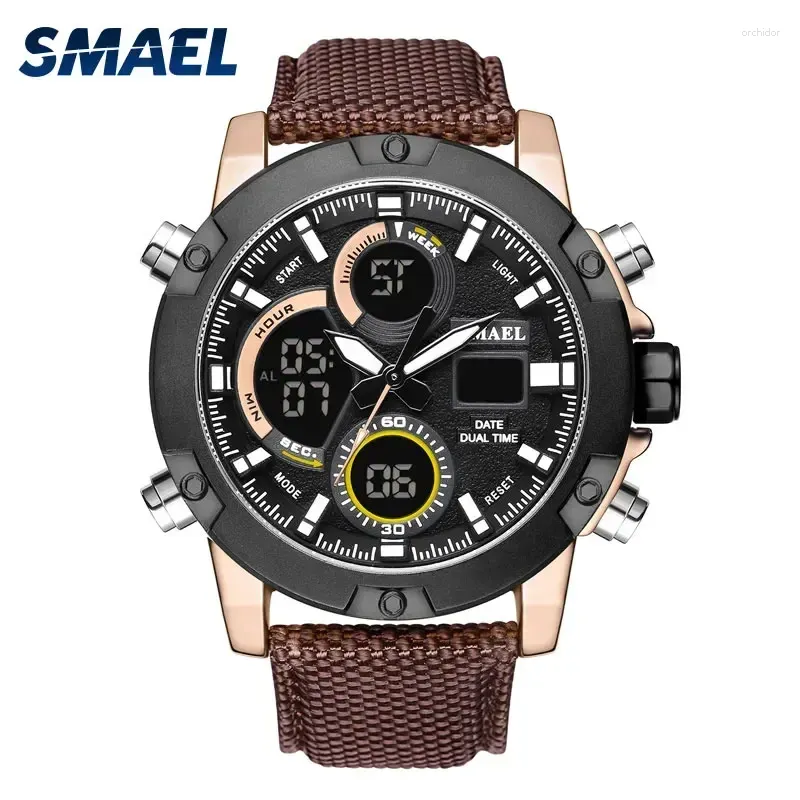 Alloy Steel Sport Wristwatch: Waterproof, Alarm, LED Display, 1325 Quartz