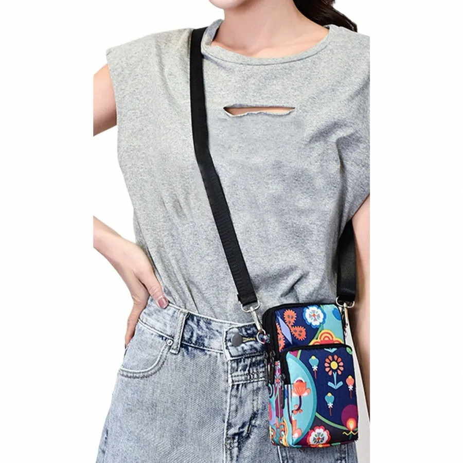 2024Women's Mini Crossbody Bag, Genuine Leather Phone Purse with Card Slots  and Wristlet Strap for Daily Use