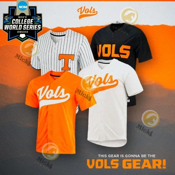 Save Big on Bulk Tennessee Volunteers Baseball Jersey 2024 CWS Tennessee  Volunteers Baseball Jersey Lipcius, Charleston, Martinez, Ammons,  Stallings,