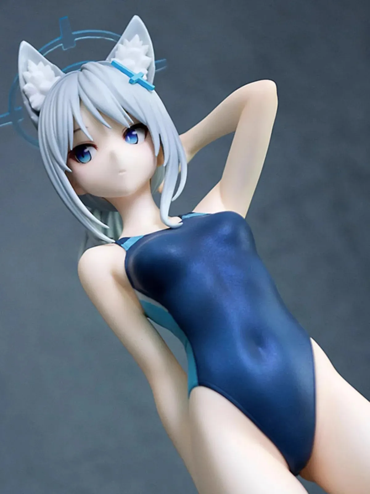 Blue Archive Shiroko Swimsuit Figure 1/7 Scale Anime Collectible - 9 Inch PVC Statue